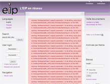 Tablet Screenshot of portail-eip.org